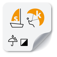 Segel & Kitebeschriftung